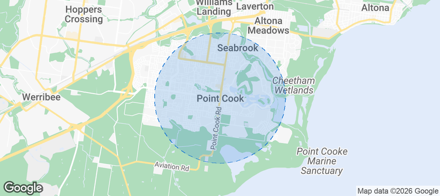 Point Cook Airbnb map